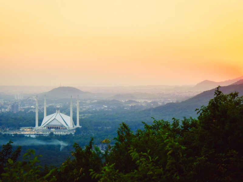 moskee Islamabad Lahore cultuur reis