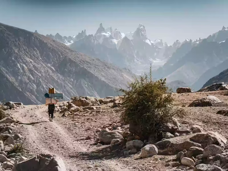 Passu Glacier trek Passu Glacier trek