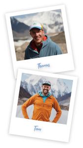 nederlandstalige-gidsen-pakistan-tom-thomas Nederlandstalige gidsen Tom en Thomas tijdens een trekking in Pakistan